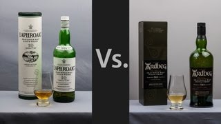 Whisky Video 5 Ardbeg 10 Vs Laphroaig 10 [upl. by Tezzil211]