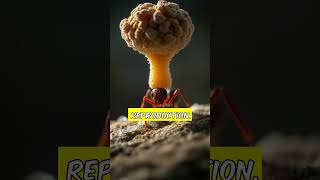 Zombie Fungus Controls Antsfacts science weirdfacts knowledge [upl. by Asseralc230]