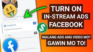 PAANO MAG TURN ON NG INSTREAM ADS SA FACEBOOK 2023 [upl. by Aened]