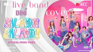 BINI  Salamin Salamin  Live Band Cover [upl. by Derwin]