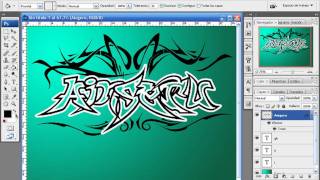 Graffiti con photoshop  Tutorial [upl. by Hasina]