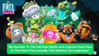 Reacting To The Fall Guys Myths And Legends Fame Pass [upl. by Perloff]