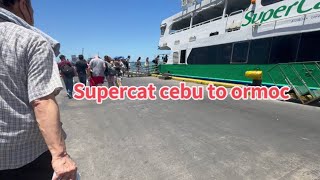 Sasakay sa supercat from cebu to ormoc mangole nami🤣フィリピン🇵🇭です🇵🇭船で🚢帰ろう🚢2024 [upl. by Norabal]