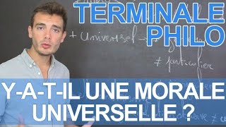 Yatil une morale universelle   Philosophie  Terminale  Les Bons Profs [upl. by Essile193]