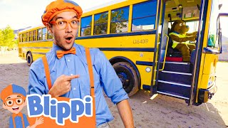 Blippis Wheels On The Bus Adventure  Songs For Children  Educational Videos For Kids [upl. by Eelahs]