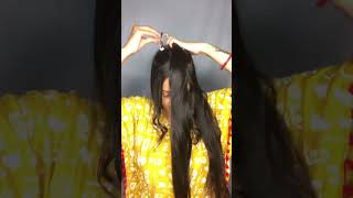 How to make ponytail hairstyle Ponytail hairstyle kaise bnaye hairstyle hair [upl. by Nappie]