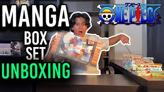 ONE PIECE MANGA BOX SET 2 UNBOXING MANGA HAUL FAVOURITE MANGAANIME [upl. by Otrevlig]