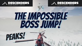 Descenders  The Impossible Peaks Boss Jump Done I finally made it [upl. by Janot]