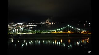 J C Van Horne Bridge Cross Point Quebec Canada 🍁 Mini3 Pro 🍁2024 [upl. by Yrrag14]