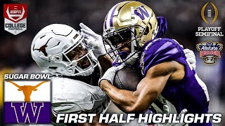 Sugar Bowl HALFTIME HIGHLIGHTS Texas Longhorns vs Washington Huskies  ESPN College Football [upl. by Say668]