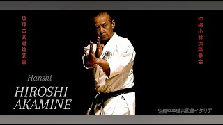 HIROSHI AKAMINE • Okinawa Shorinryu Mukenkai Karate Ryukyu Kobudo Shimbukan • 沖縄小林流無拳会 琉球古武道信武舘 [upl. by Ruyle]