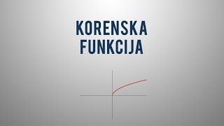 Korenska funkcija [upl. by Aleuqahs]