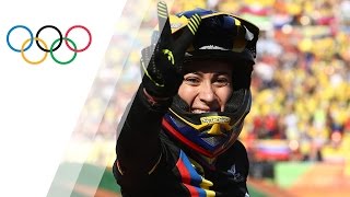 Mariana Pajon defends BMX Olympic title [upl. by Rramed]