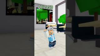 Do NASCIMENTO à MORTE de um BOBÃO com QI mas ele cresce… no ROBLOX 😈 shorts [upl. by Hanny]