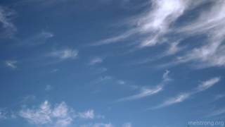 Time lapse of cirrus uncinus and floccus [upl. by Mogerly]