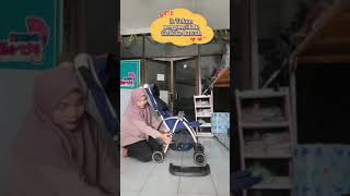 Cara melipat stroller Pliko spyder 😍 Yukk bunda simak video berikut 🤗 [upl. by Anastasius35]