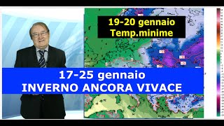 Meteo 1725 gennaio Inverno ancora vivace e ricco di soprese [upl. by Niltak157]