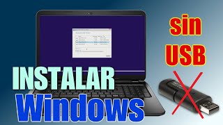 ✅Cómo instalar Windows 10 en una PC SIN unidad flash ➡️La forma más fácil💯 [upl. by Nigle515]