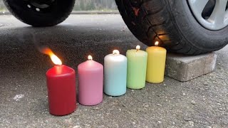 candle vs Crushing car [upl. by Oivatco897]