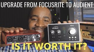 Focusrite Scarlett 2i2 vs Audient iD14 [upl. by Sirrep]