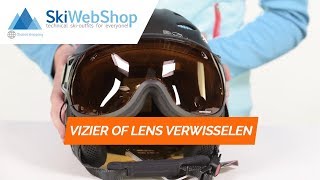 Hoe verwissel ik een lens of vizier  SkiWebShop [upl. by Eihs]