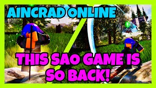 AINCRAD ONLINE IS SO BACK  Roblox  Aincrad Online [upl. by Cira203]