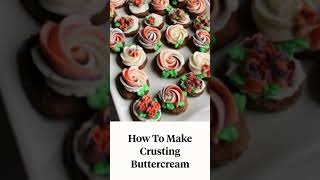 How to Make Buttercream Perfect for Decorating and Russian Piping Tips  shorts [upl. by Ahsote]