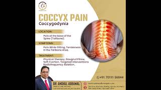 Struggling with coccyx pain  Dr Anshul Agrawal  Sparsh Spine amp Pain Centre Indore [upl. by Koressa]