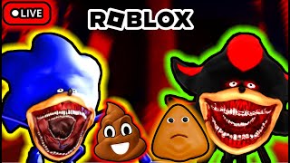 POU JUEGA ROBLOX CON SUSCRIPTORES EN VIVO 🔴 Juegos y Gameplays Shin Sonic [upl. by Kurth]