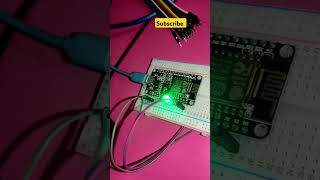 How to use pir sensor with esp8266  esp8266 projects  Arduino project sensorproject esp32 diy [upl. by Wennerholn639]