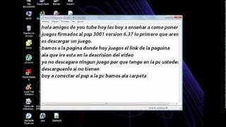 como poner juegos al psp 3001 version 637 [upl. by Ardell151]