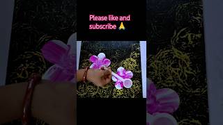 Acrylic Flower Painting Tutorial with spoonshorts art acrylicpainting painting short [upl. by Ettesel75]