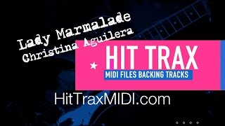 Lady Marmalade MIDI File Backing Track [upl. by Hanas]