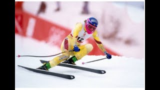 Kerrin LeeGartner Olympic downhill gold Albertville 1992 [upl. by Halli5]