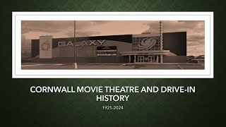 Cornwall movie theatre and drivein history [upl. by Kapoor]