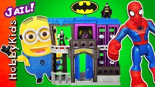 Batman and Spiderman Get the Villains by HobbyKidsTV [upl. by Aneeras]