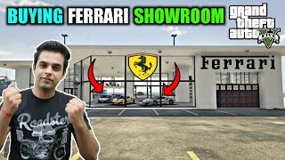 BUYING FERRARI SHOWROOM IN GTA 5 NEAR BEACH 😍 BEHIND THE SCENES [upl. by Leirvag]