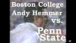 81 Boston College LB Andy Hemmer  aka CincinnatiPR  GOALLINE TACKLE vs Penn State at Foxboro [upl. by Ahseirej]