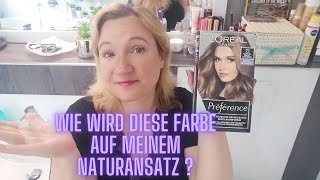 Loreal Preference 71 wie wird diese Haarfarbe auf meinem Naturansatz [upl. by Naillimxam]