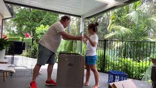 We set up the Jumbuck BBQ jumbuckbbqbbqloverseasybbqaussiebbqyoutuber [upl. by Gelman]