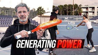 4 secrets to develop your power  TENNIS MASTERCLASS [upl. by Adekan991]