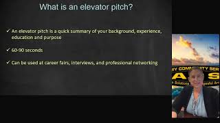 Military Spouse Lunch and Learn Elevator Pitch FB Video [upl. by Zetnod]