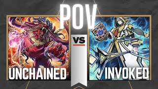 Yugioh POV Live Duel  Unchained vs Invoked [upl. by Oirevlis946]