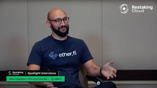 Mike Silagadze  Etherfi  Multichain Day Spotlight Interview at Devconnect [upl. by Ahsinrats]