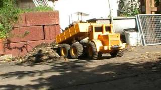 RC Kirovets K700 AT WORK RC TIPPER AND DUMPER RC ROADWORKER RC LIVE ACTION TOYS [upl. by Gabbie]