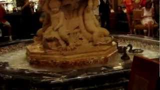 THE PEABODY DUCKS AT THE PEABODY HOTEL MEMPHIS FROM THE PENTHOUSE TO THE LOBBY AUG 15th 2012 1100am [upl. by Acilejna]