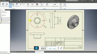 ANDREEs Inventor 2018  Tutorial 17  Zeichnung Bemaßung Oberfläche Toleranzen [upl. by Molahs]