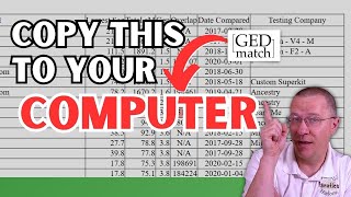 How to Download GEDMatch Tables To Your Computer  Genetic Genealogy [upl. by Imoyn]