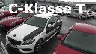 Erlkönig Mercedes CKlasse T Modell 2014 vor der offiziellen Premiere Leipzig CClass estate 2014 [upl. by Pampuch]