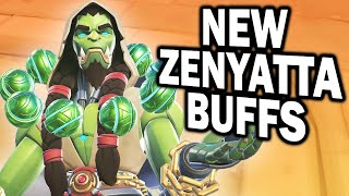 I TESTED THE NEW ZENYATTA BUFFS  Overwatch 2 [upl. by Narej]